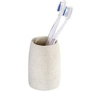 WENKO Gobelet Goa Beige Porte-Brosse à Dents pour la Brosse à Dents et Le Dentifrice Beige