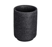 - Gobelet de salle de bain design naturel en relief Goa - Gris anthracite - Goa