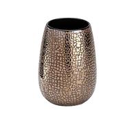 WENKO Gobelet Marrakesh céramique - Porte-Brosse à Dents pour la Brosse à Dents et Le Dentifrice, Céramique, 8.3 x 11.4 x 8.3 cm, Marron