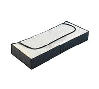 Wenko Housse de rangement dessous de lit Deep Black – Polyéthylène 105 x 15 x 45 cm – Noir
