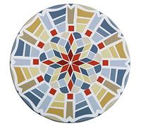 Wenko - Housse de table élastique Mosaïque - Modèle L - Bleu, Vert et Rouge Bleu G
