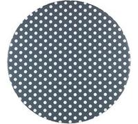 Wenko - Housse de table élastique à pois - Blanc Blanc G