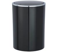 Wenko Inca poubelle 5 l chrome-noir 22558100