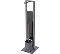 WENKO Kit WC Rivalta gris métal