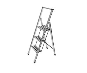 WENKO Klapptritt 3stufig Aluminium 127cm