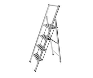 WENKO Klapptritt 4stufig Aluminium 153cm