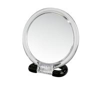 WENKO Kosmetikspiegel 3-fach Vergrößerung mit Kunststoffgriff 15,5x17x7,5cm