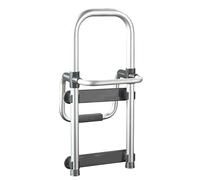 WENKO Maximex Aide à l'accès à la Baignoire Secura, Montage Facile, supporte jusqu'à 150 kg, en Aluminium résistant et Plastique Stable, argenté