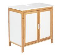 WENKO Meuble de Salle de Bain, Bois, Finja, 65x60x33 cm