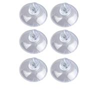 WENKO Mini-ventouses - set de 6, Plastique, 2.2 x 1.2 x 2.2 cm, Transparent