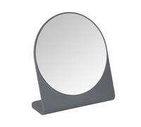 WENKO Miroir cosmétique Marcon Anthracite - Miroir sur Pied, Polystyrène, 17.5 x 19 x 7 cm, Anthracite