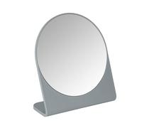 WENKO Miroir cosmétique Marcon Gris - Miroir sur Pied, Polystyrène, 17.5 x 19 x 7 cm, Gris