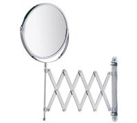 Wenko Miroir cosmétique mural à bras télescopique orientable chromé