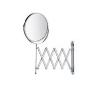 WENKO Miroir cosmétique Mural à Bras télescopique orientable Chromé