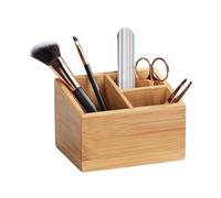 Wenko - Organisateur à maquillage en bambou Terra - 3 Compartiments