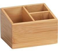 WENKO Organisateur en bambou TERRA Box Compartiments de rangement Salle de bain Cuisines WC invités