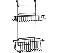 WENKO Panier à accrocher FLEXI LH 32x47x12.50 cm noir