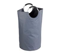 WENKO Panier à Linge Jumbo Anthracite Sac Multi-Usage, Sac à Bouteilles Gris - Anthracite