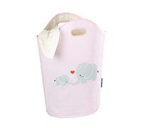 WENKO Panier à Linge Kids Elli Corbeille à Linge Rose