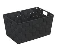 Wenko Panier de salle de bains Adria S 6,24 L polypropylène noir 30 x 15 x 20 cm