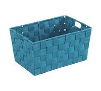 WENKO Panier salle de bain Adria, rangement salle de bain S, Polypropylène, 30x20x15 cm, turquoise