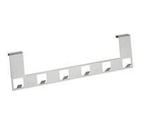 WENKO Patère de porte à crochets Anzio acier inox Mat