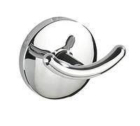 WENKO Patère Duo Cuba, Zinc moulé sous Pression, 5.5 x 5 x 4 cm, Chromé
