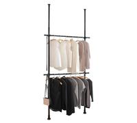 WENKO Penderie télescopique « Herkules Basic » noir