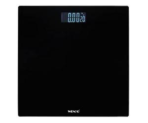 WENKO Pèse-personne LCD Noir 28 x 28 cm