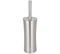 Wenko Brosse WC Mod. Pieno – Ensemble porte-brosse fermé inox Ø10×37,5 cm satiné