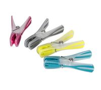 WENKO Pince à Linge Arrow Set de 24 - Set de 24, Polypropylène, 1.5 x 8.4 cm, Multicolore