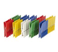 WENKO Pince a Linge,Pince a Linge, Lot de 50 Pinces à Linge extérieur, Couleur Lot de 50 Pinces à Linge extérieur, Couleur