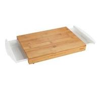 Wenko - Planche à découper avec tiroirs - 40,5 x 25 cm - Bambou Marron