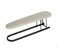 WENKO Planche à repasser Jeannette LEONA | Mini Table à repasser | Manche, Col, Chemise | Housse infroissable Beige | 52x12cm