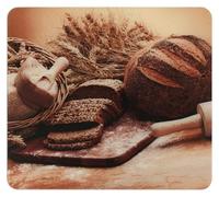 WENKO Plaque Multi-Usage Mod Pain, 3 en 1, planche de cuisine, pare-éclaboussures, couvre-plaques, planche à découper, verre, 56 x 50 cm