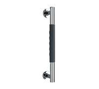 WENKO Poignée de sécurité en acier inoxydable Secura 40,5 cm Poignée de sécurité en salle de bain pour la baignoire ou le WC Gris - Anthracite