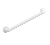 WENKO Poignée de sécurité Murale Secura 64 cm, Barre d'appui Salle de Bain et WC, Fixation sans perçage, Aluminium, 64,5x7x8 cm, Blanc