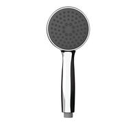 WENKO Pomme de douche Basic gris Ø 10 cm Douchette universelle, pommette de douche Chromé