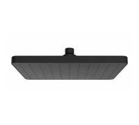 Wenko Tête de douche italienne effet pluie anticalcaire nettoyage automatique 250x170 mm noir