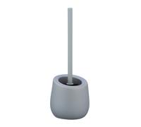 WENKO Porte Brosse WC Badi Brosse WC silicone noire céramique Ø 13 5x38 cm gris mat