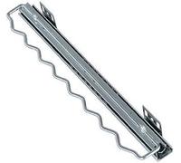 WENKO Porte cintres pour penderie - pour Un Maximum de 8 Chemises, Métal chromé, 3 x 6 x 35.5-58.5 cm, Argent Brillant