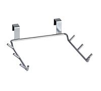 WENKO Porte Sacs Poubelle - pour Buffet de Cuisine, Métal chromé, 22 x 6 x 23 cm, Argent Brillant