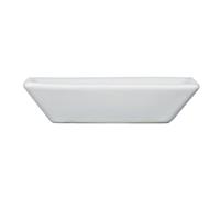 WENKO Porte Savon Cordoba Blanc - Coupe à Savon, Céramique, 10.5 x 2.5 x 10.5 cm, Blanc