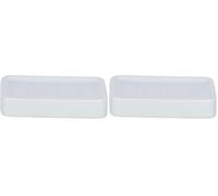 WENKO Porte Savon Hexa Blanc Mat (Lot de 2)