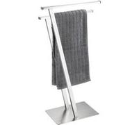 WENKO Porte-Serviettes Lirio, Porte-Serviettes disposé isolément, Porte-vêtements, en Acier INOX, 20 x 76,5 x 40 cm, Mat