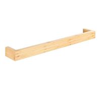 WENKO Porte Serviette salle de bain mural Bambusa, Porte serviette salle de bain bois Bambou, 60x9x5 cm, marron