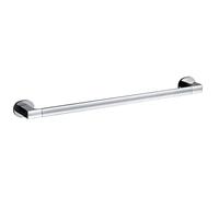 WENKO Porte-serviette UV-Loc® Uno Maribor, porte-serviette mural en zinc moulé sous pression, fixer sans percer avec le système adhésif innovant, idéal pour sécher et ranger, 63,5 x 5 x 7,5 cm, chrome