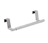 WENKO Porte-Serviettes à Suspendre télescopique - Extensible, Acier Inoxydable, 22-35 x 6 x 7 cm, Argent Mat