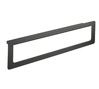 WENKO Porte-Serviettes avec Tablette Montella - Porte-Serviettes à Visser, Inoxydable, Aluminium, 61 x 16 x 8 cm, Anthracite