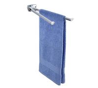 WENKO Porte-Serviettes Basic Square Acier INOX 2 Bras orientables et anguleux Brillant